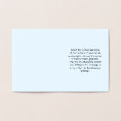 Kühne Goldfoil "DANKE FÜR IHRE HILFE!" Karte (Innenseite)