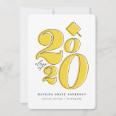 Kühne Grafikklasse der Ankündigung des Abschlusses (Vorderseite)