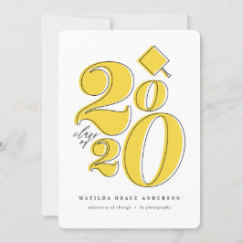 Kühne Grafikklasse der Ankündigung des Abschlusses