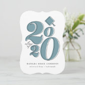 Kühne Grafikklasse der Ankündigung des Abschlusses (Stehend Vorderseite)