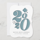 Kühne Grafikklasse der Ankündigung des Abschlusses (Vorderseite)