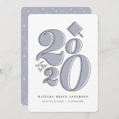 Kühne Grafikklasse der Ankündigung des Abschlusses (Vorne/Hinten)