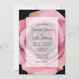 kühne große Lila Frühjahrsstiftung Rose Einladung