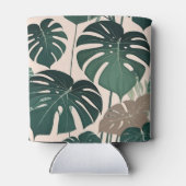 kühne grüne Monstera Verlasst Tropenwald Dosenkühler (Rückseite)