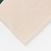 kühne grüne Monstera Verlasst Tropenwald Fleecedecke (Ecke)