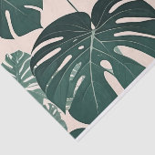 kühne grüne Monstera Verlasst Tropenwald Seidenpapier (Ausschnitt)