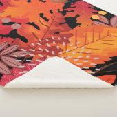 kühne Herbstleaves Medley Sherpa Blanket Sherpadecke (3/4)