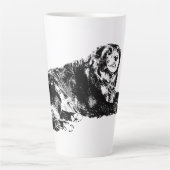 kühne Herbstschlangen auf der morgendlichen Tasse (Vorderseite)