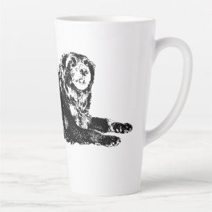 kühne Herbstschlangen auf der morgendlichen Tasse