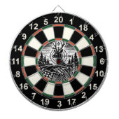 Kühne Hirschzielwaldkunst Dartscheibe (vorne)