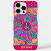 Kühne Inspirierend Ich bin Blume farbenfroher Nied Case-Mate iPhone Hülle (Rückseite)