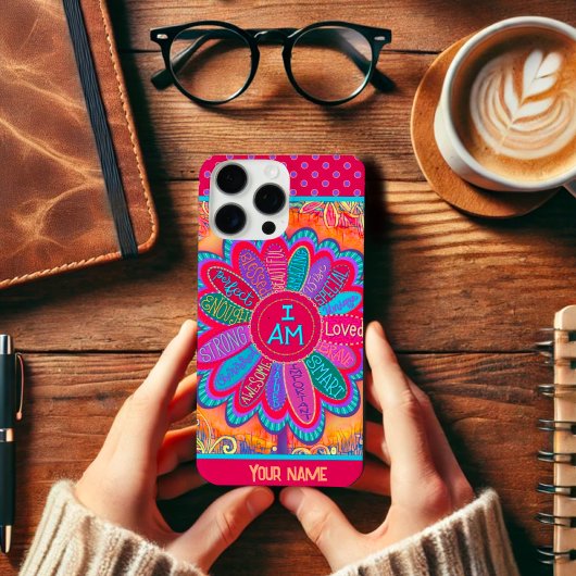 Kühne Inspirierend Ich bin Blume farbenfroher Nied Case-Mate iPhone Hülle