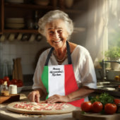 Kühne italienische Flagge Italien Personalisierte Schürze