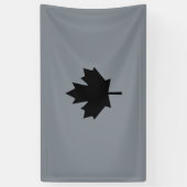 Kühne kanadische schwarze Ahornleaf Banner (Vertikal)