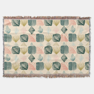 Kühne Karibik-Stammes-Mudcloth: Boho Buttercreme Decke