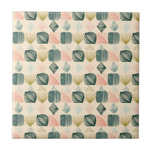 Kühne Karibik-Stammes-Mudcloth: Boho Buttercreme Fliese