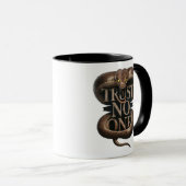 Kühne King Snake Tasse "Trust No One" (VorderseiteRechts)