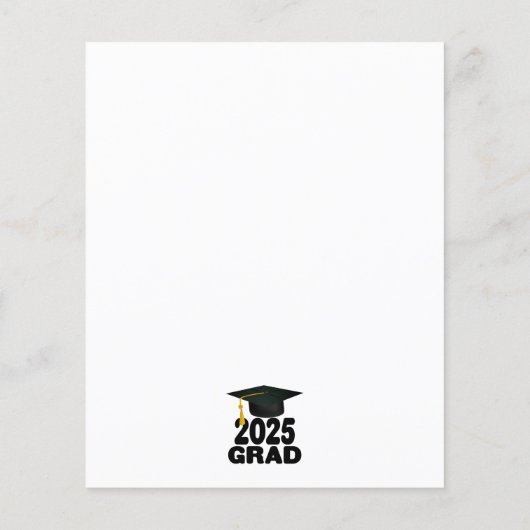 kühne Klasse der Ankündigung von 2025 Abschluss (Rückseite)