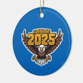 Kühne Klasse von Adler Mascot der Oberschule 2025 Keramik Ornament (Links)