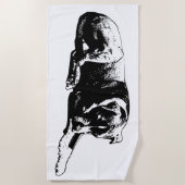 Kühne Kontur Dochttuch Strandtuch (Vorderseite)