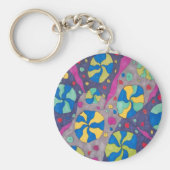 Kühne kosmische Kanadische Kunst Schlüsselanhänger (Vorne)