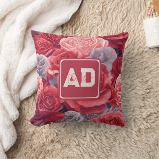 Kühne künstlerische Rose Keepake Pillow Kissen