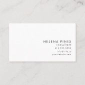 Kühne launische Monstera-Blätter tropische Grüntön Visitenkarte (Rückseite)