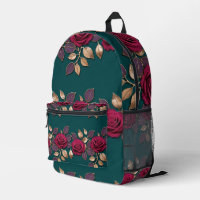 Kühne lila und rote Rosen mit bronzenen Blättern