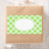 kühne Limone Gingham Labels (Insitu)