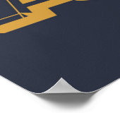 Kühne Live-Liebe Laugh Typografy Art | Motivierend Poster (Ecke)