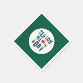 kühne Masken Buchstaben Winterszenen 'Sleigh All D Serviette (Ecke)