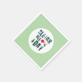 kühne Masken Buchstaben Winterszenen 'Sleigh All D Serviette (Ecke)