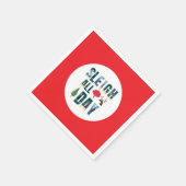 kühne Masken Buchstaben Winterszenen 'Sleigh All D Serviette (Ecke)