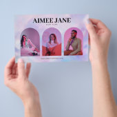 Kühne Minimalistische Boutique, Salon Foto Hologra Flyer (Handgriff)