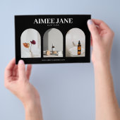 Kühne Minimalistische Boutique, Salon Foto Trio Bl Flyer (Handgriff)