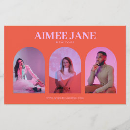 Kühne Minimalistische Boutique, Salon Foto Trio Or Flyer