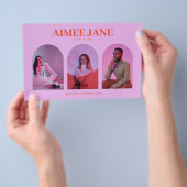 Kühne Minimalistische Boutique, Salon Foto Trio Pi Flyer (Handgriff)