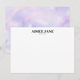 Kühne Minimalistische Luxus-Boutique-Tie-Dye Mitteilungskarte
