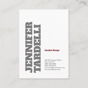 kühne Minimalistische Moderne Visitenkarte