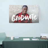 Kühne moderne coole Graduierte ein Foto Abschluss Banner (Messeveranstaltung)