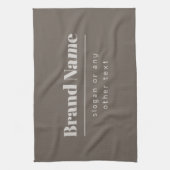 Kühne moderne dunkle und hellbeige Marke oder Unte Geschirrtuch (Vertikal)