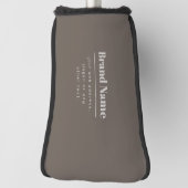 Kühne moderne dunkle und hellbeige Marke oder Unte Golf Headcover (Rotieren 90)