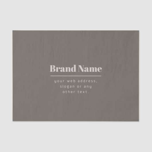 Kühne moderne dunkle und hellbeige Marke oder Unte Seidenpapier (Vorderseite)