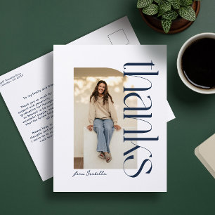 Kühne moderne ein Foto Marine Abschluss vielen Dan Postkarte