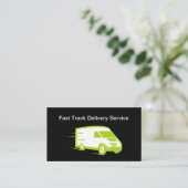 Kühne moderne, einfache Lieferantenkarten Visitenkarte (Stehend Vorderseite)