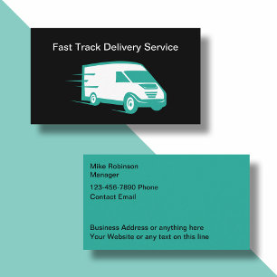 Kühne moderne, einfache Lieferantenkarten Visitenkarte