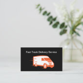 Kühne moderne, einfache Lieferantenkarten Visitenkarte (Stehend Vorderseite)