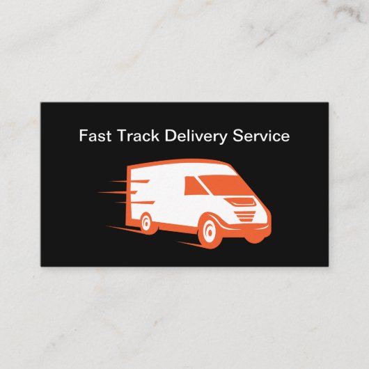 Kühne moderne, einfache Lieferantenkarten Visitenkarte (Vorderseite)