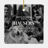 Kühne moderne Foto Niedliche Briefmarke Ferienkart Keramikornament (Rückseite)