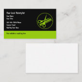 Kühne moderne Friseursalons Schönheit Visitenkarte (Vorne/Hinten)